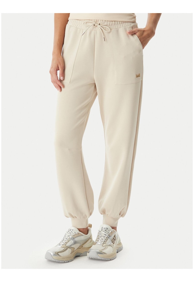 Pantaloni de trening Dama - bej - confortabili - croiala dreapta