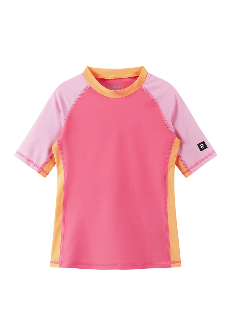 Tricou de inot fete - roz - poliamida si elastan