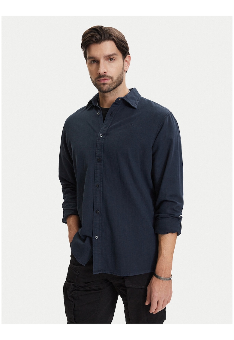 Camasa barbati - G-Star Raw - albastra - 100% bumbac - maneca lunga - croiala regular fit