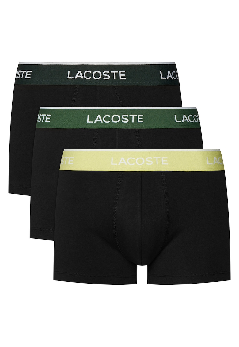 Set boxeri barbati - negru si verde - bumbac de inalta calitate - croiala clasica