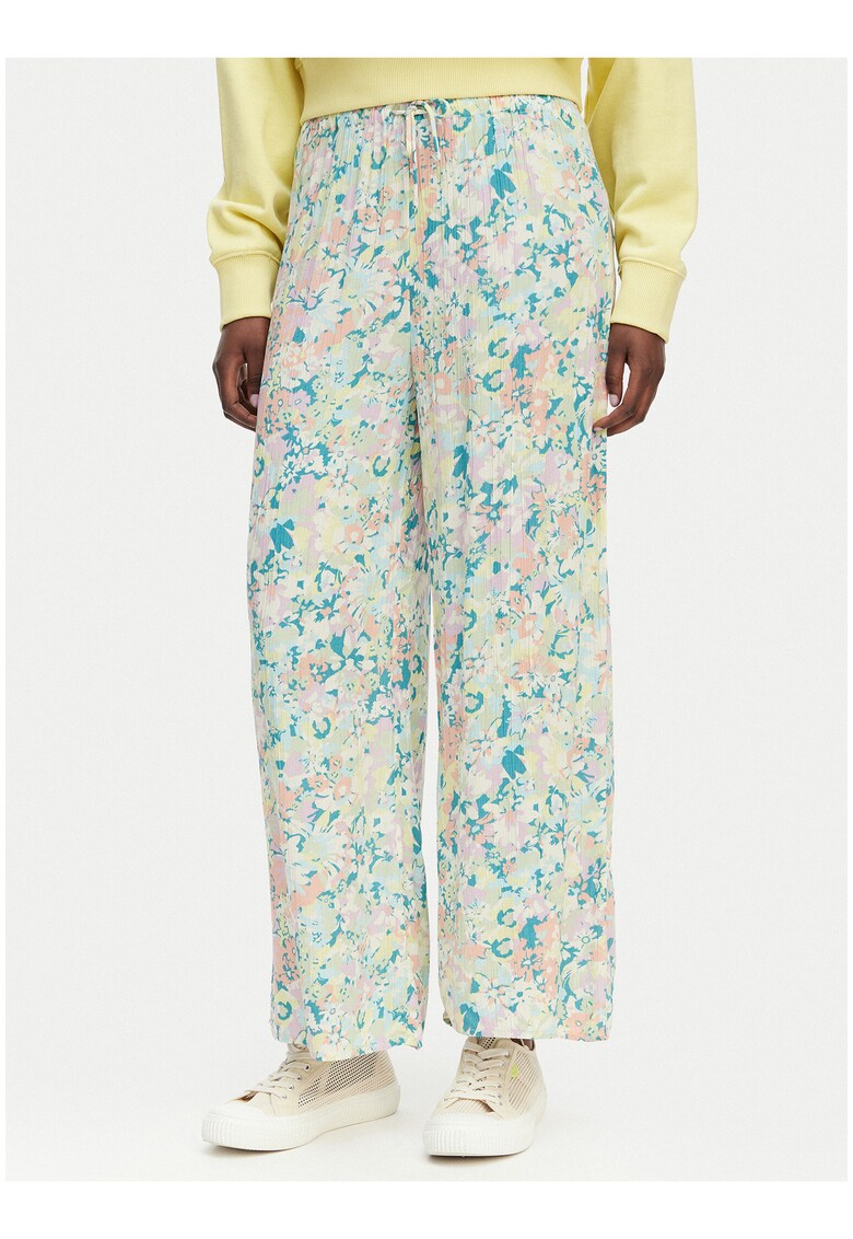 Pantaloni dama - casual - multicolor - viscoza