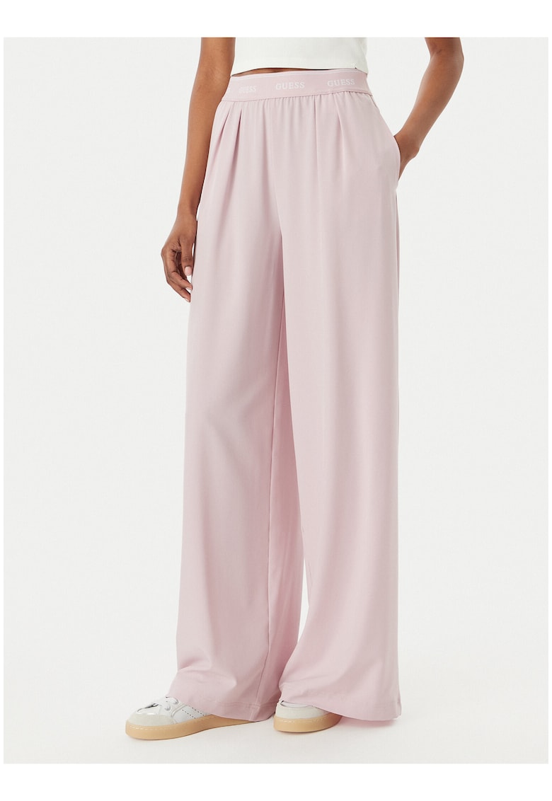 Pantaloni Active regular fit roz - Roz