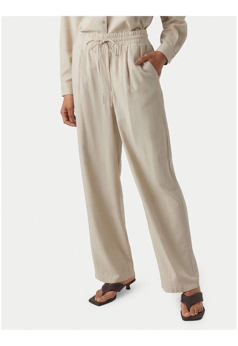Pantaloni dama - regular fit - bej - Bej