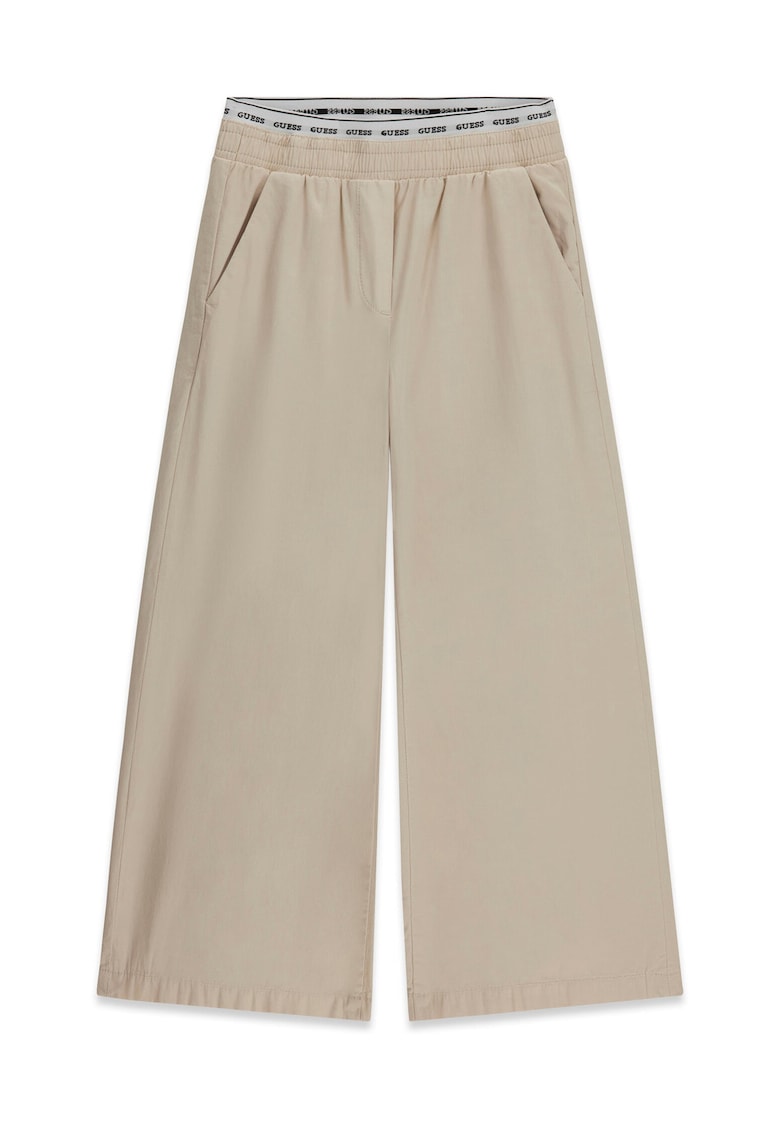 Pantaloni copii - casual - bej - bumbac