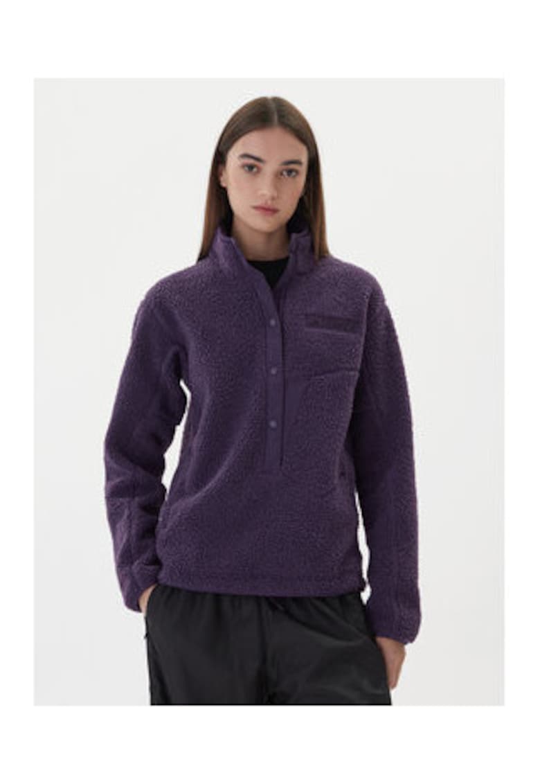 Jacheta sport dama - regular fit - violet - 100% poliester reciclat -