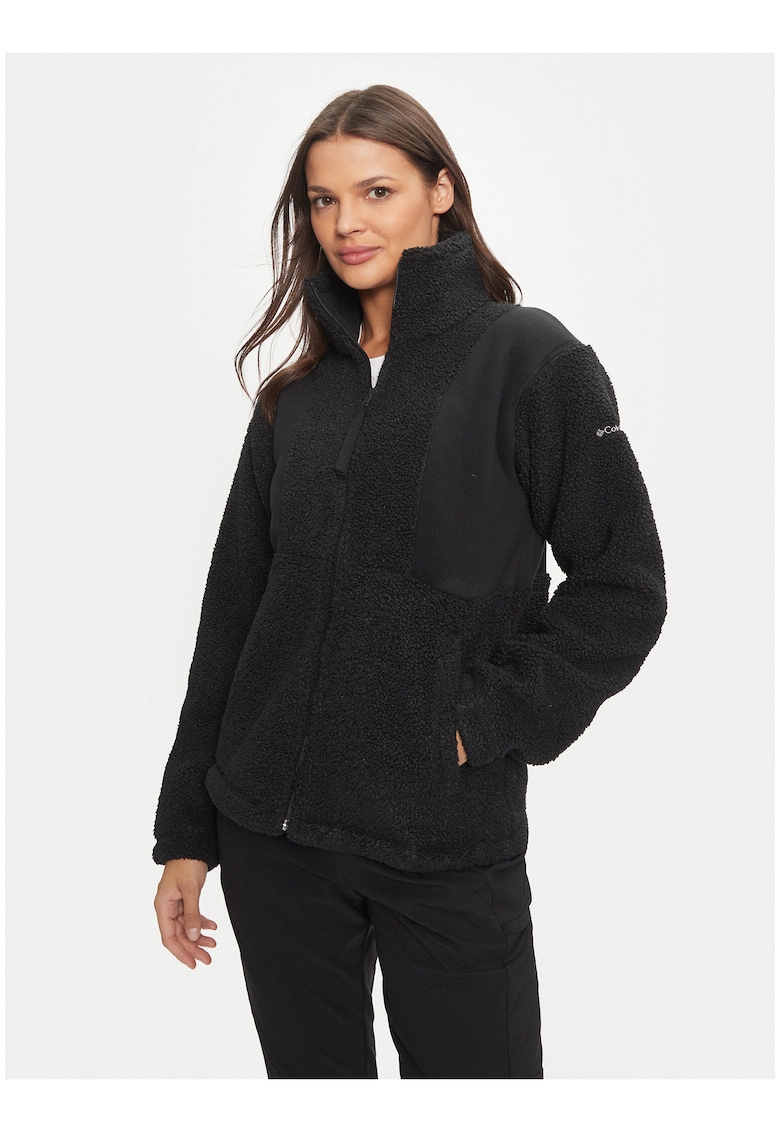 Jacheta sport dama - neagra - poliester - regular fit -