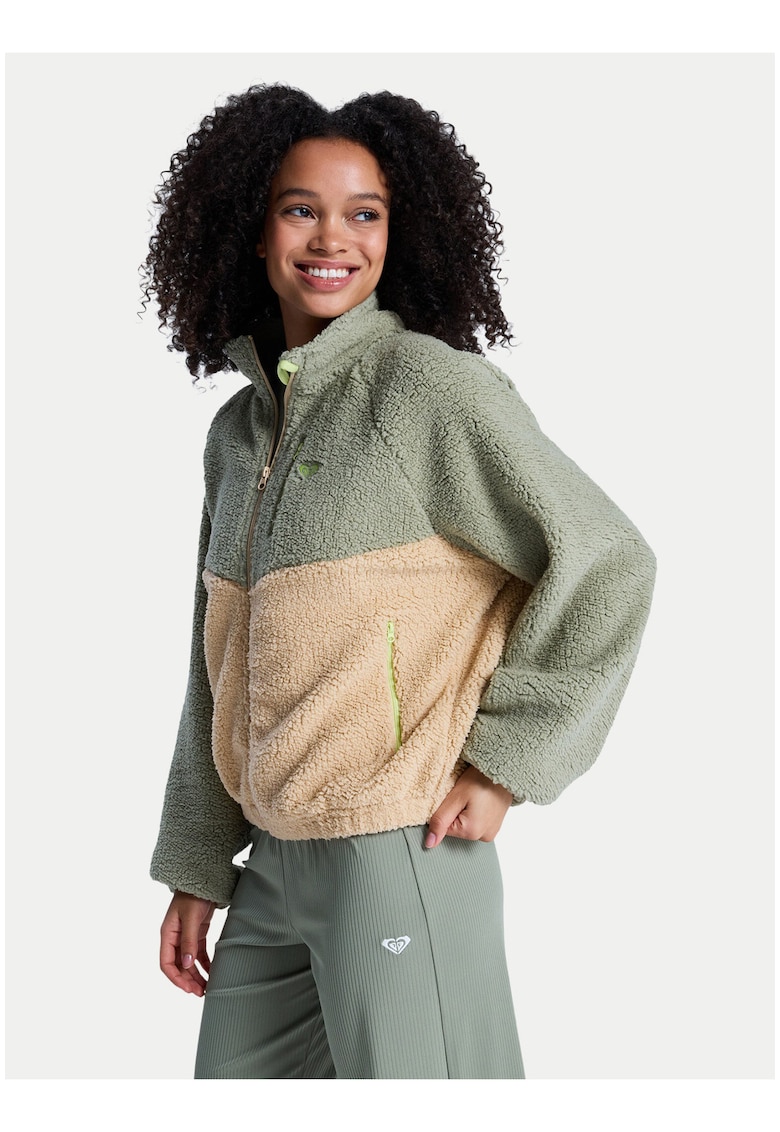 Jacheta sport dama - verde - poliester - regular fit -