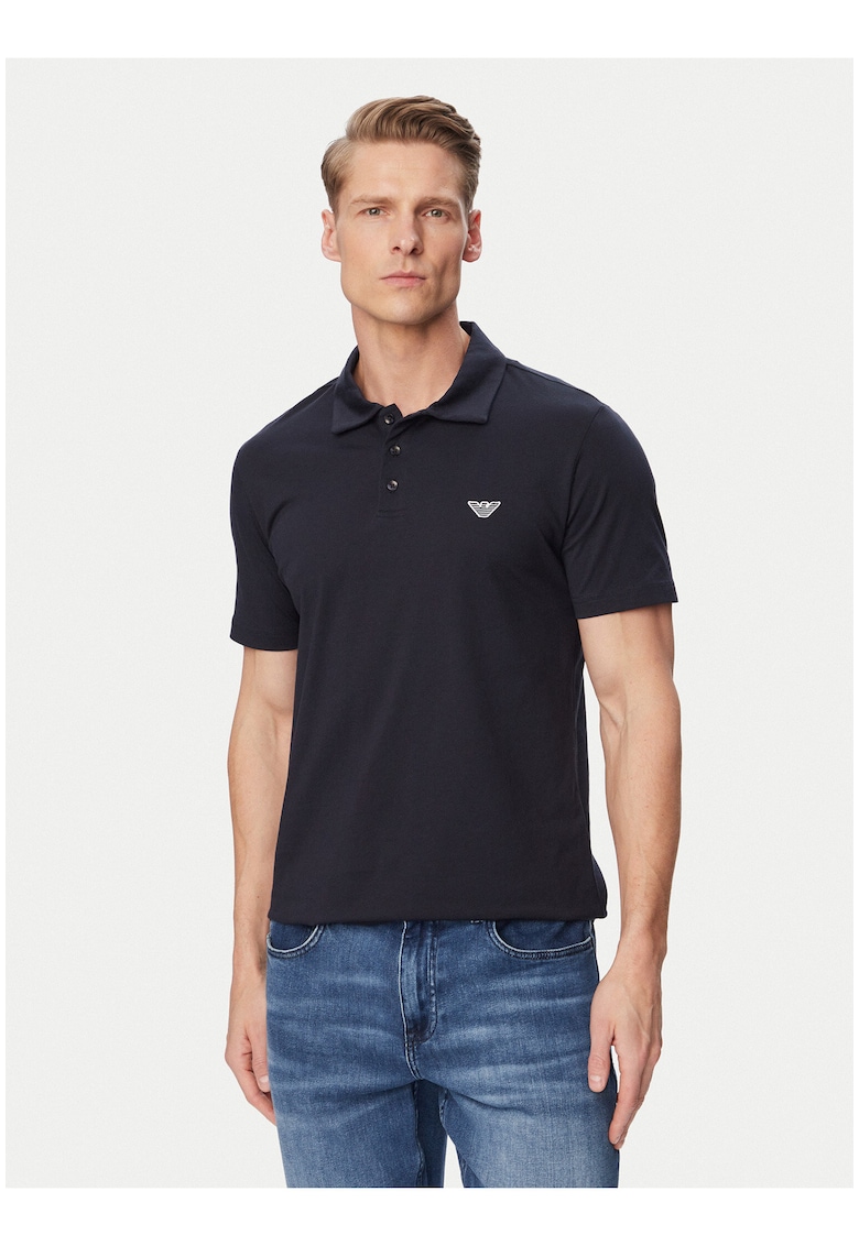 Tricou barbati - bleumarin - bumbac - maneca scurta