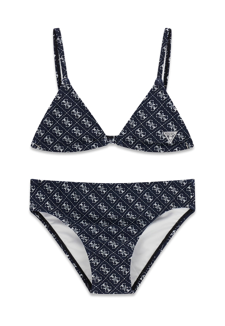 Costum de baie fete - bleumarin - material sintetic - fara inchidere