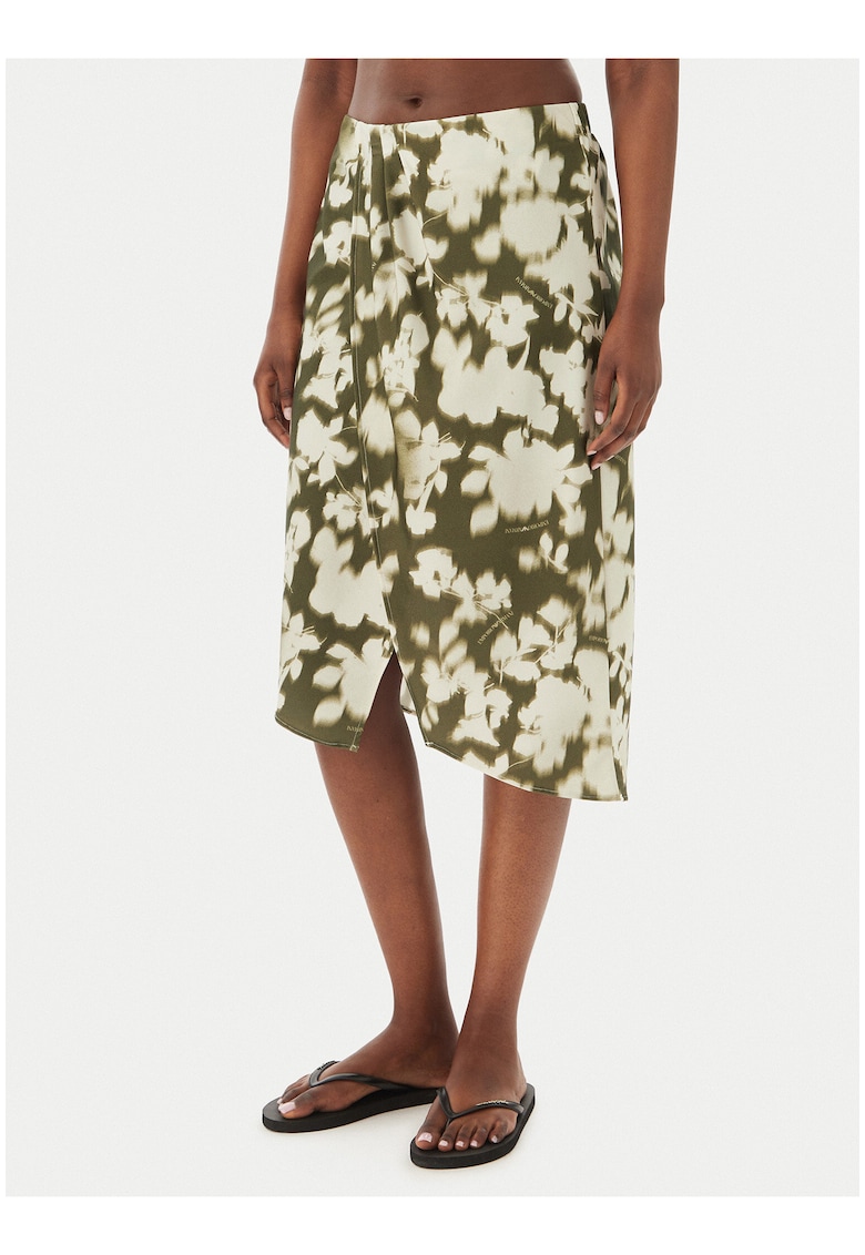 Fusta de plaja - floral - multicolor - poliamida/elastan