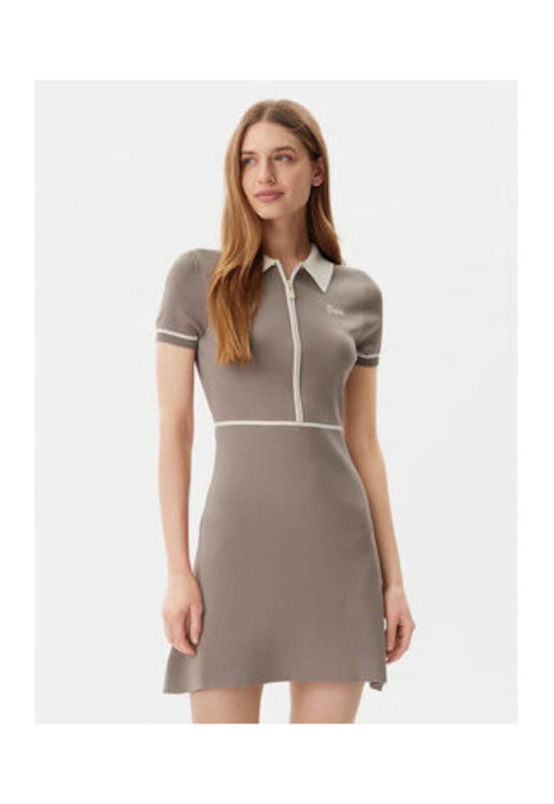 Rochie tricotata - maro - dama -