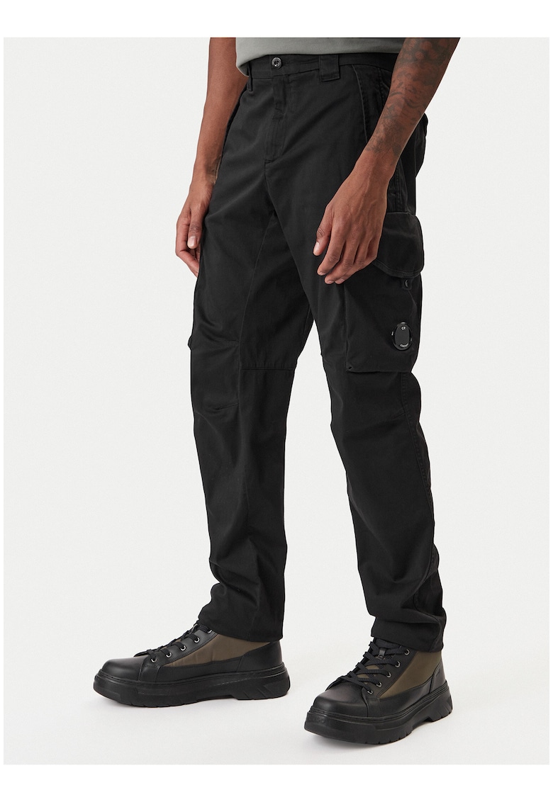Pantaloni barbati - C P Company - casual - negru - bumbac -