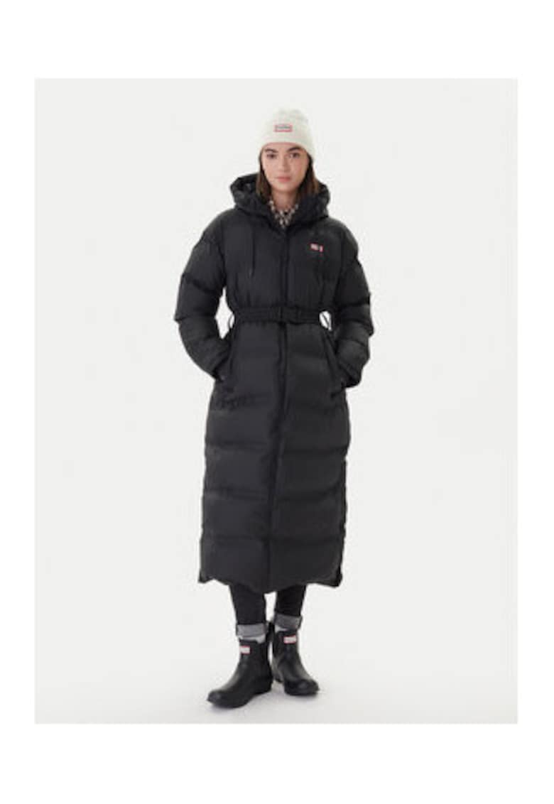 Geaca de iarna dama - negru - poliester - regular fit -