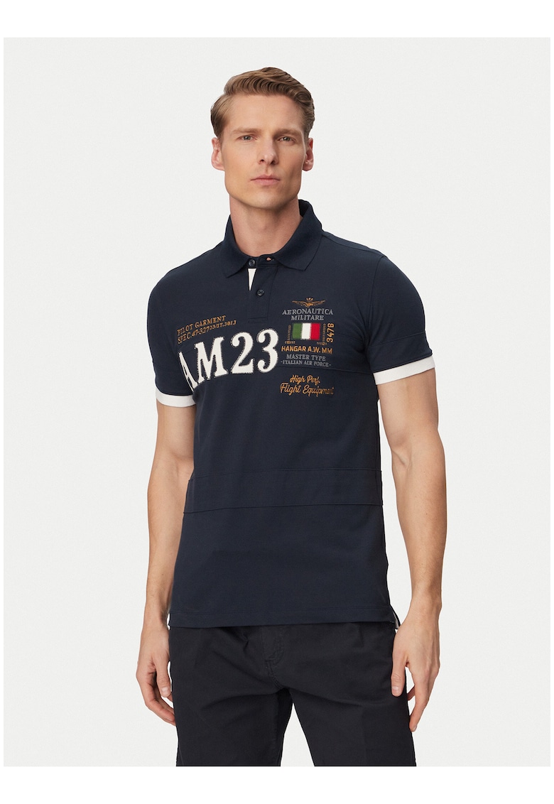 Tricou barbati - bleumarin - bumbac - maneca scurta