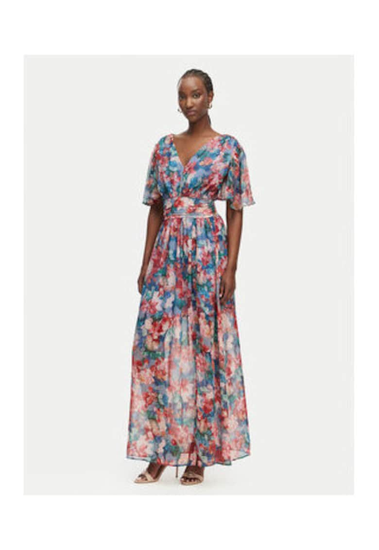 Rochie de vara Dama - multicolor - poliester - casual -