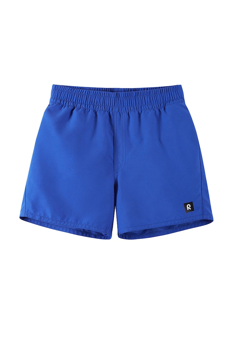 Costum de baie baieti - albastru - 100% poliester reciclat - imprimeu uni