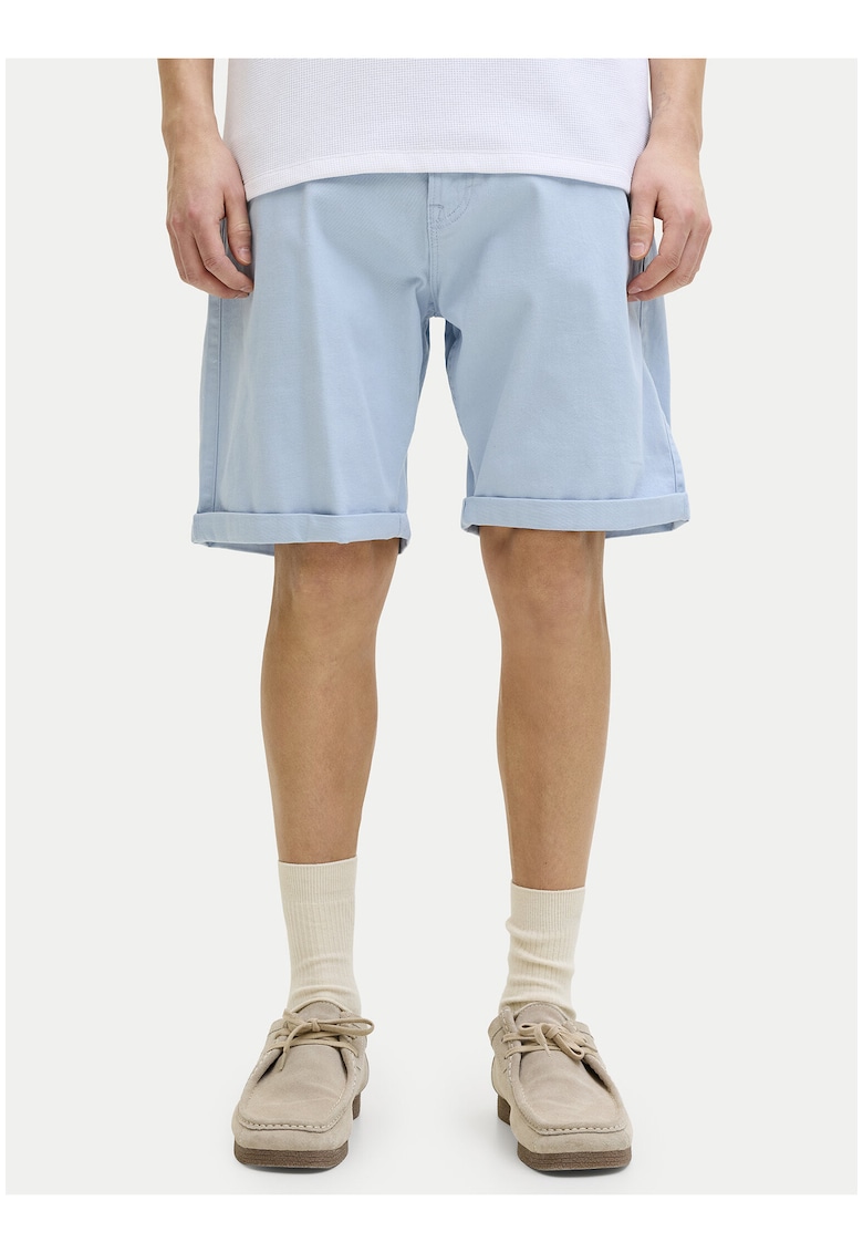 Pantaloni scurti din denim - albastru - bumbac - croiala regular fit -