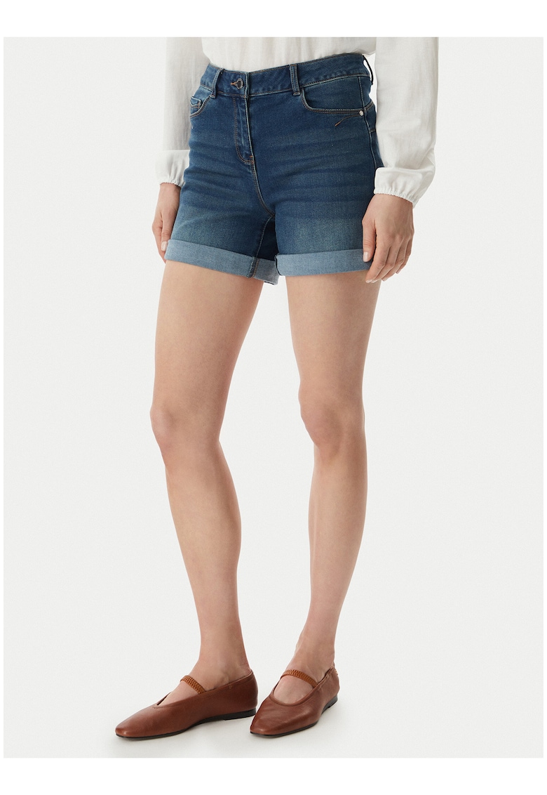 Pantaloni scurti din denim - albastru - Albastru
