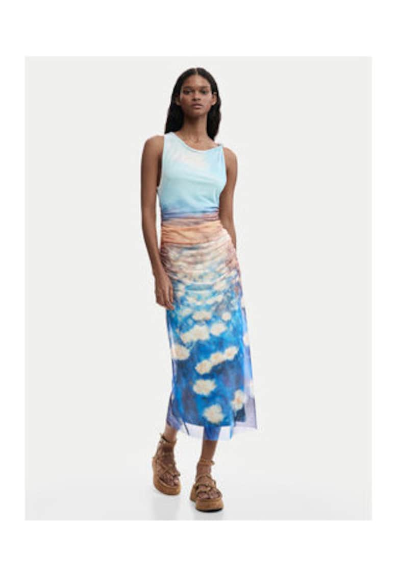 Rochie de vara Dama - Albastru -