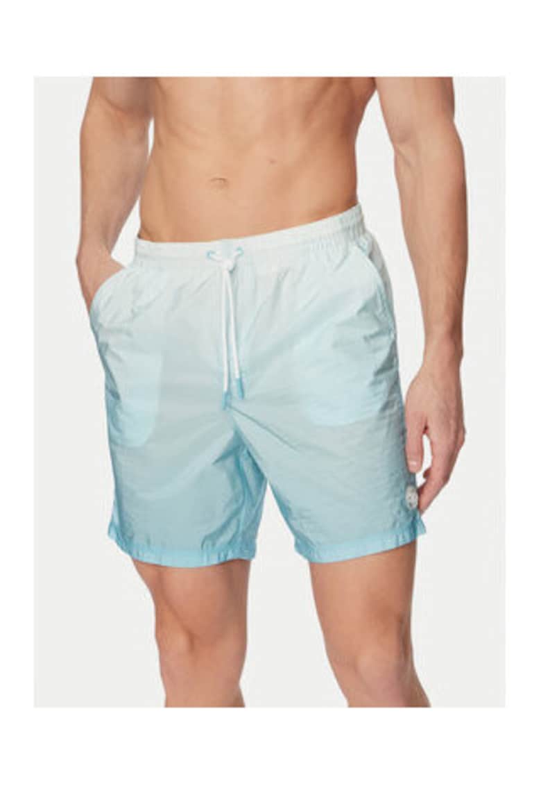 Pantaloni scurti de baie barbati - Albastru - poliamida - design modern