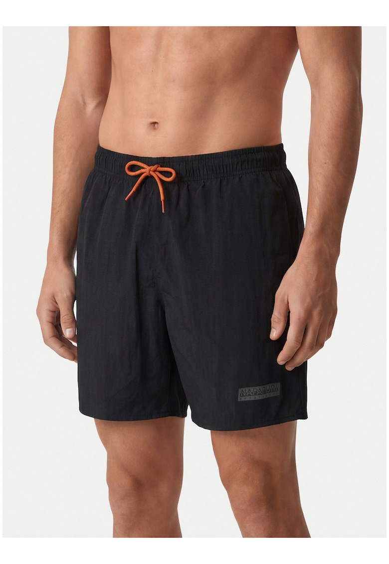 Pantaloni scurti de baie barbati - poliamida - Negru