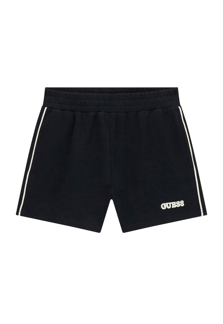 Pantaloni scurti fete - negru - casual - poliester-viscoza