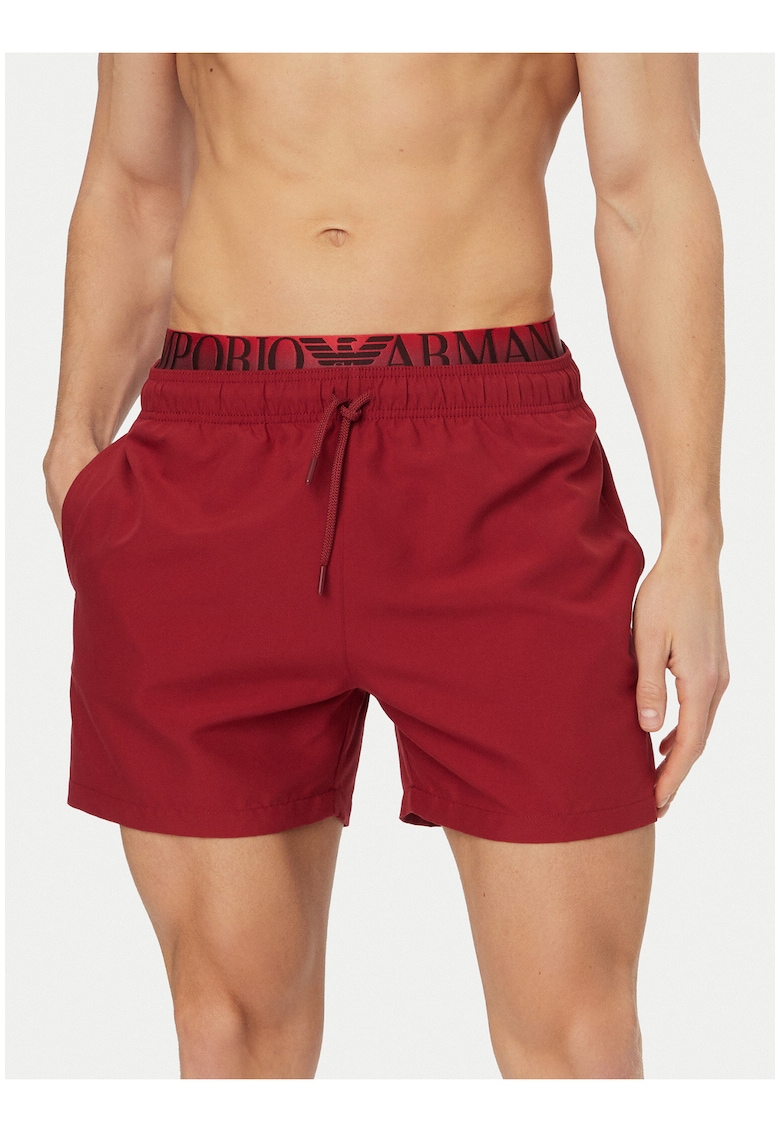 Pantaloni scurti sport Barbati - rosu - material usor - croiala regular fit