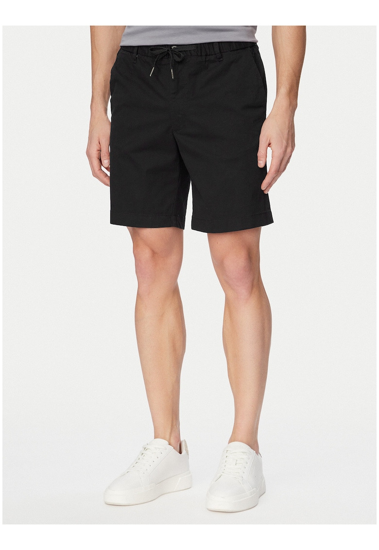 Pantaloni scurti barbati - casual - bumbac - Negru