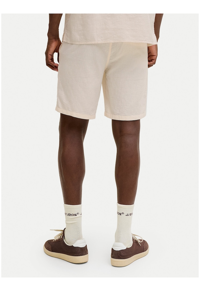 Pantaloni barbati - casual - bej - bumbac si bumbac organic