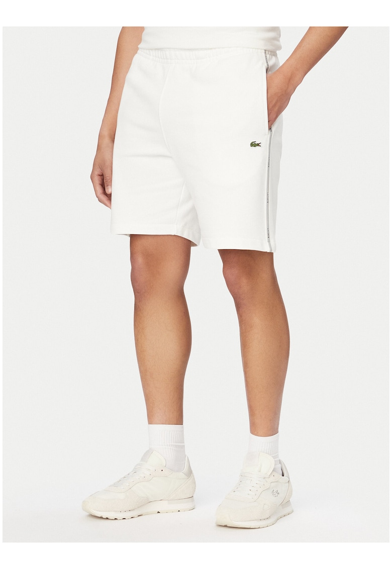 Pantaloni sport barbati - alb - bumbac - croiala regular fit
