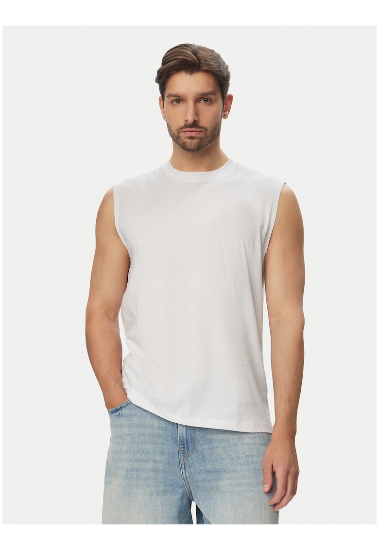 Maiou barbati - Jack Jones - bumbac - casual - Alb