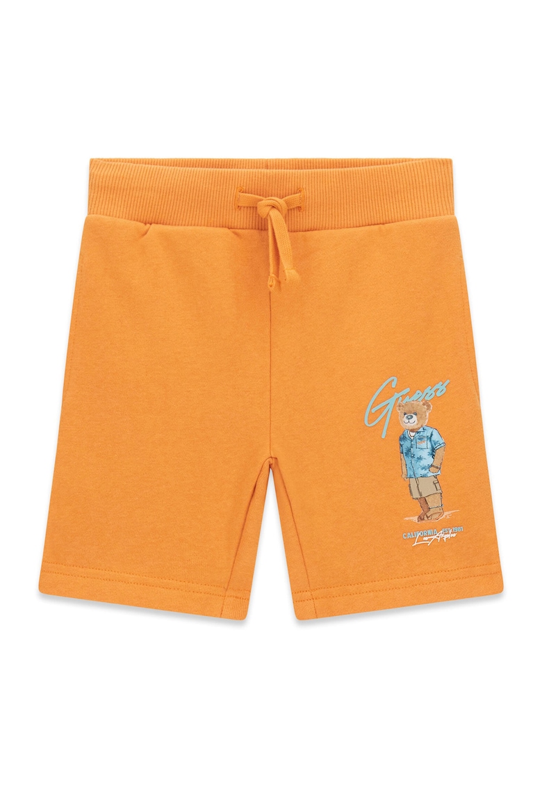 Pantaloni scurti baieti - portocaliu - bumbac - casual