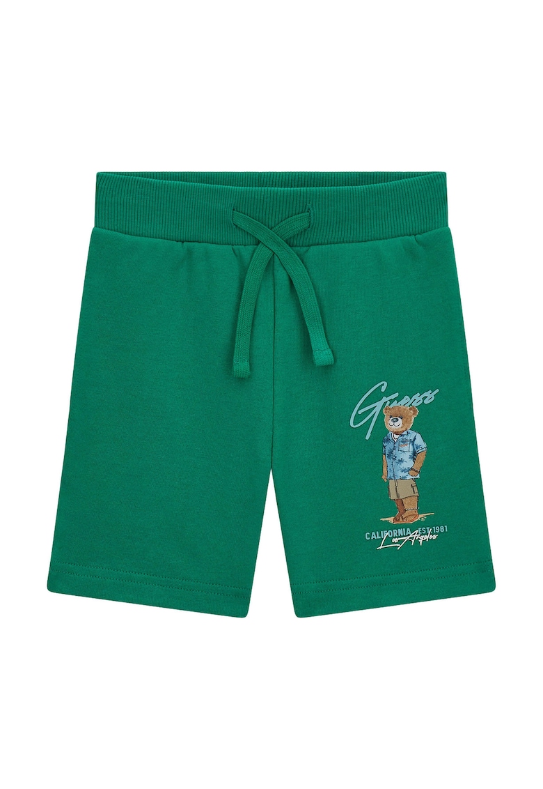 Pantaloni scurti baieti - verde - bumbac - casual