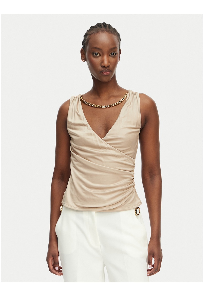 Top Dama - Bej - casual - viscoza