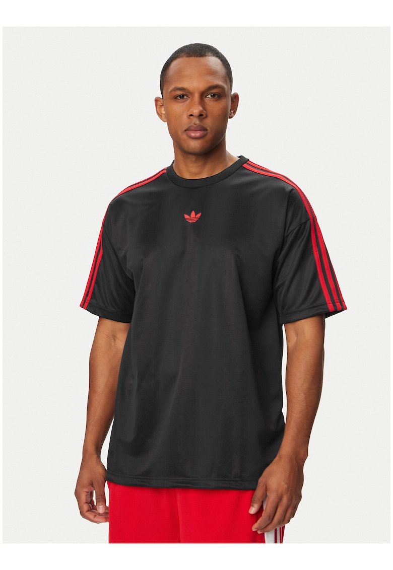 Tricou sportiv - adicolor - croiala lejera - negru - poliester reciclat