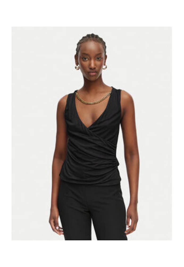 Maiou dama - negru - viscoza - casual