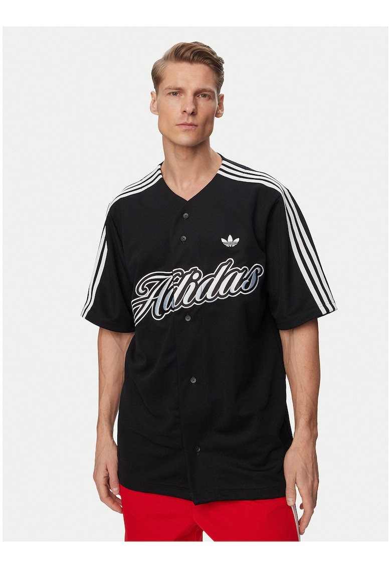 Tricou sport barbati - negru - croiala supradimensionata - material reciclat