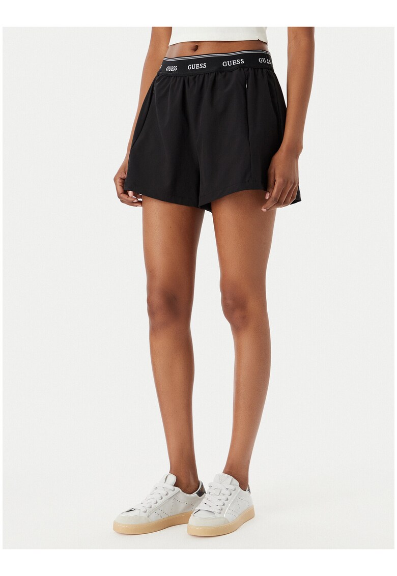 Pantaloni sport dama - negru - poliester