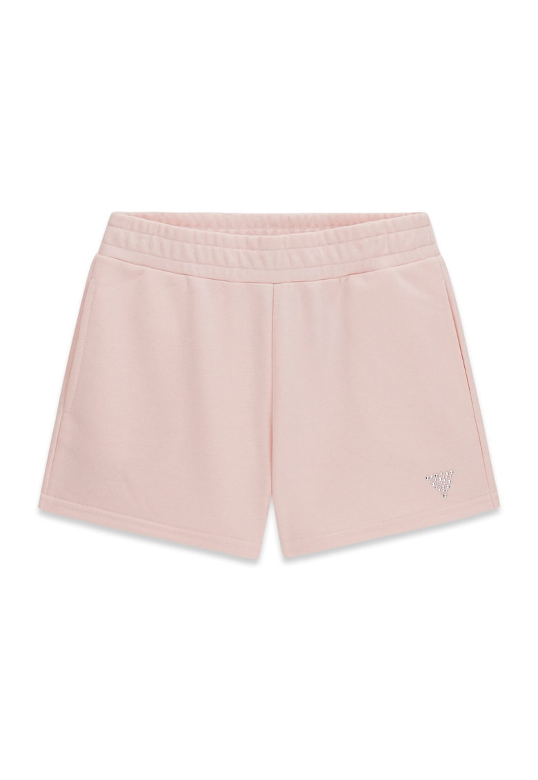 Pantaloni scurti pentru fete - roz - bumbac - casual
