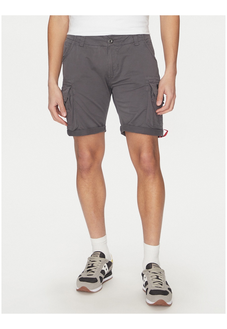 Pantaloni scurti barbati - bumbac - Gri