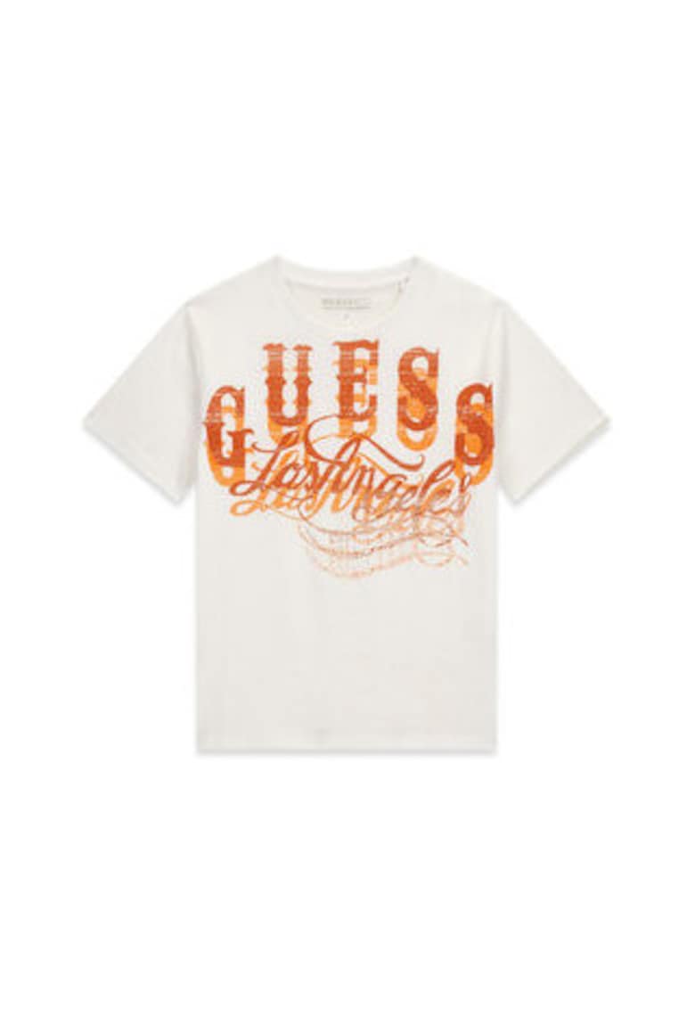 Tricou copii - alb - bumbac - imprimeu grafic