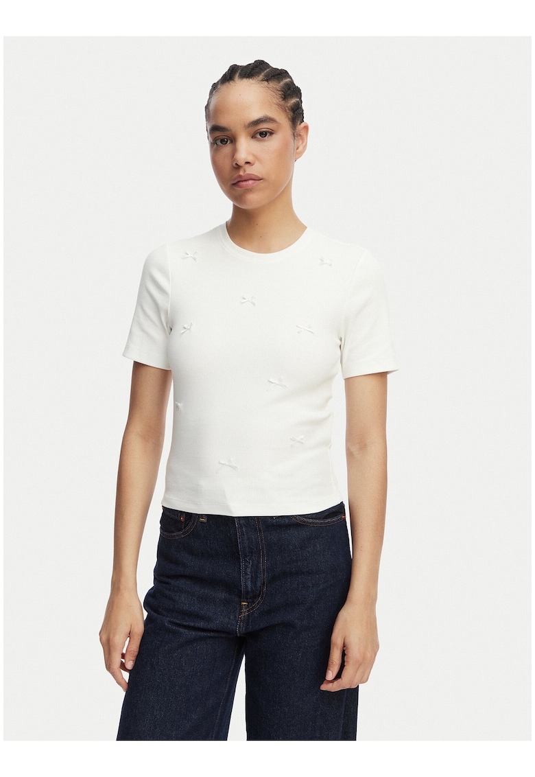 Tricou dama - bumbac organic - Bej
