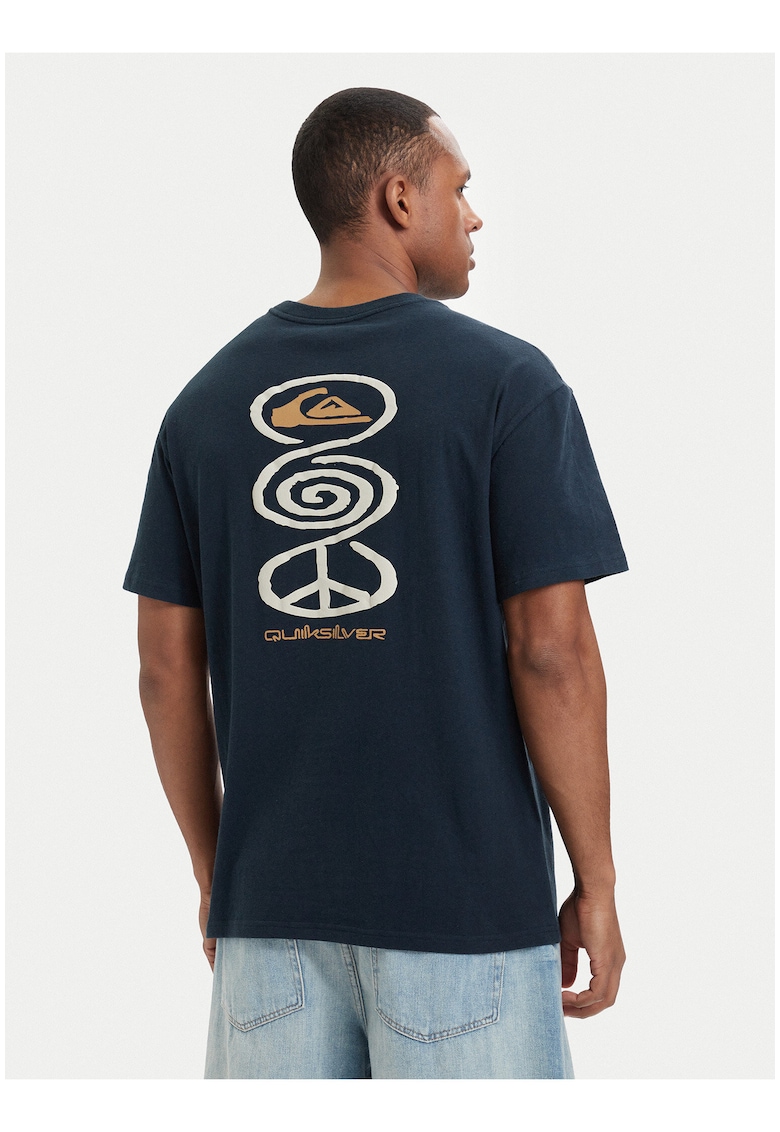 Tricou barbati - bleumarin - croiala regular fit - bumbac