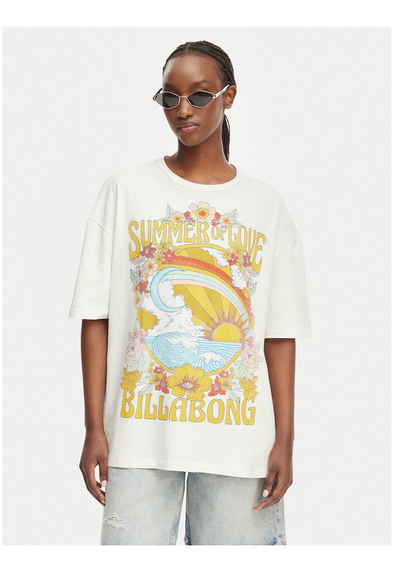 Tricou dama - alb - croiala regular fit - bumbac