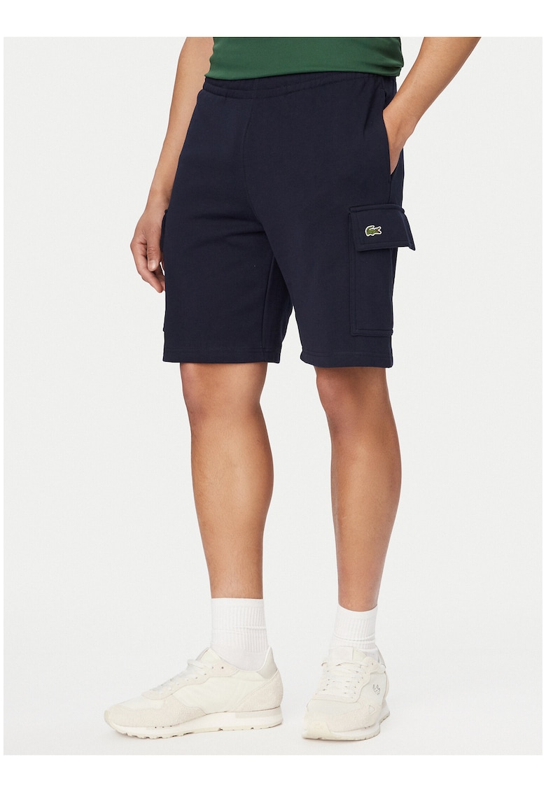 Pantaloni sport Barbati - Alb si Albastru - 100% bumbac - casual
