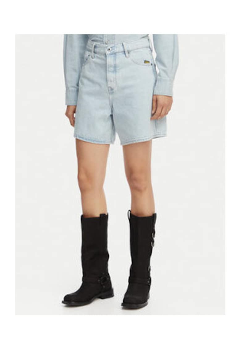 Pantaloni scurti albastru - bumbac - Albastru