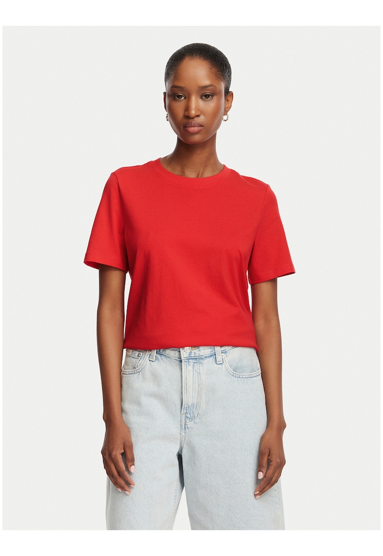 Tricou dama - roz - bumbac organic - regular fit