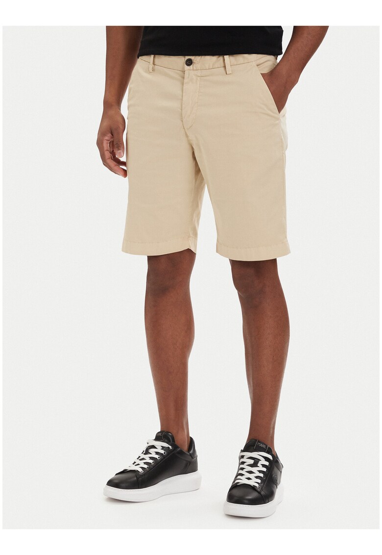 Pantaloni scurti - regular fit - bej - bumbac