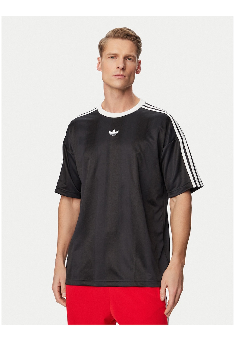 Tricou barbati - negru - 100% poliester reciclat - Negru
