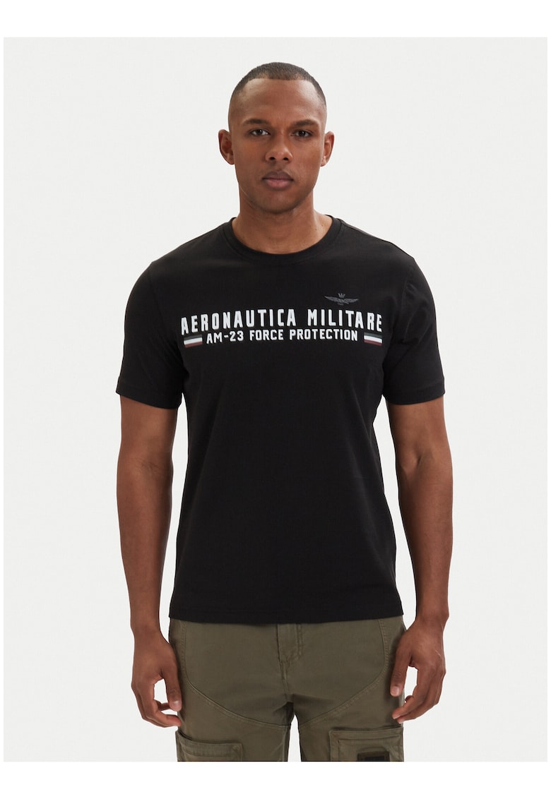 Tricou Barbati - Negru - bumbac - imprimeu grafic